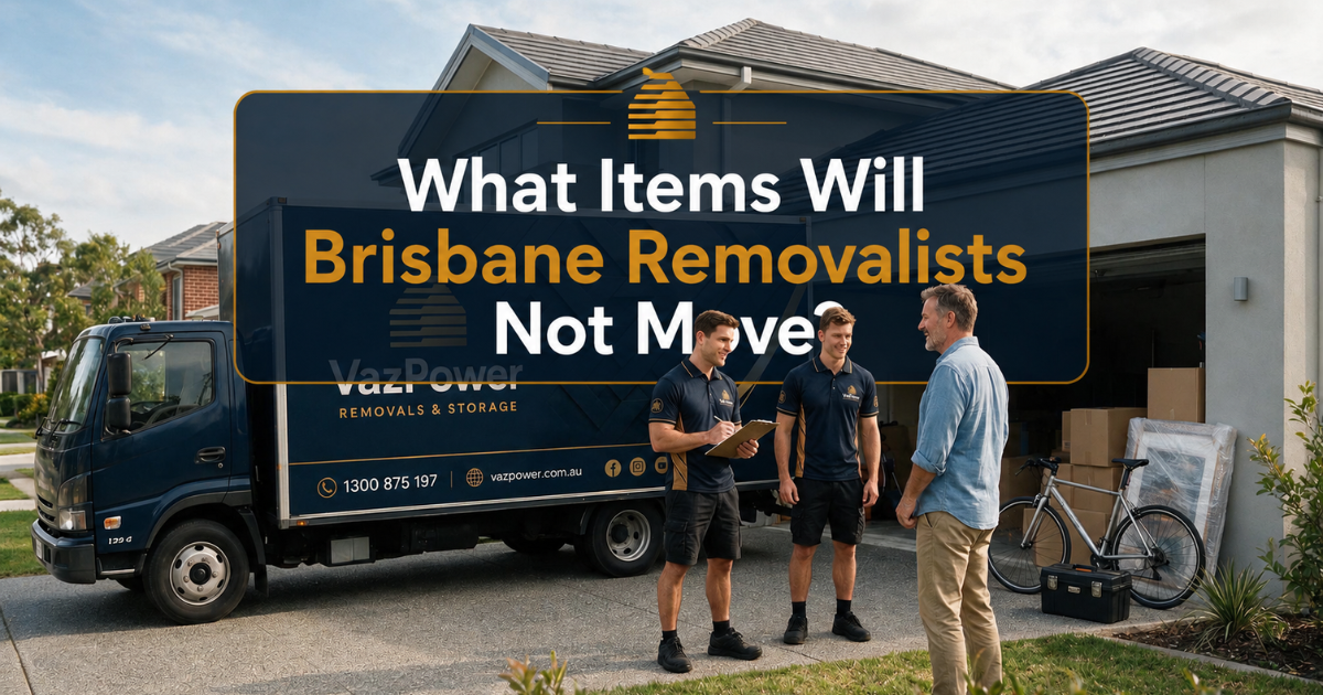 Professional Brisbane Removalists from Vaz Power discussing moving requirements with a homeowner before moving day outside a modern Australian home.